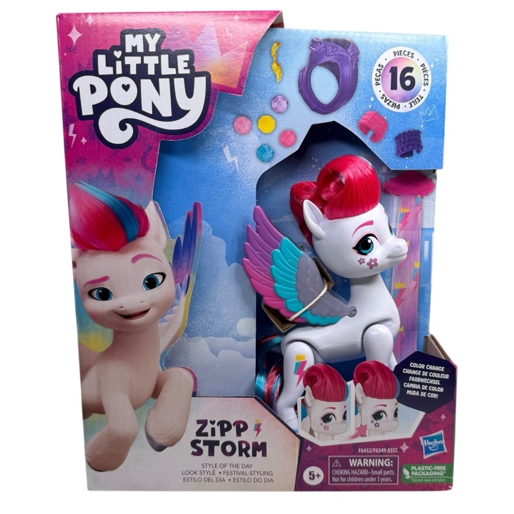 My Little Pony Toys Zipp Storm Style Of The Day Color Change Toy
